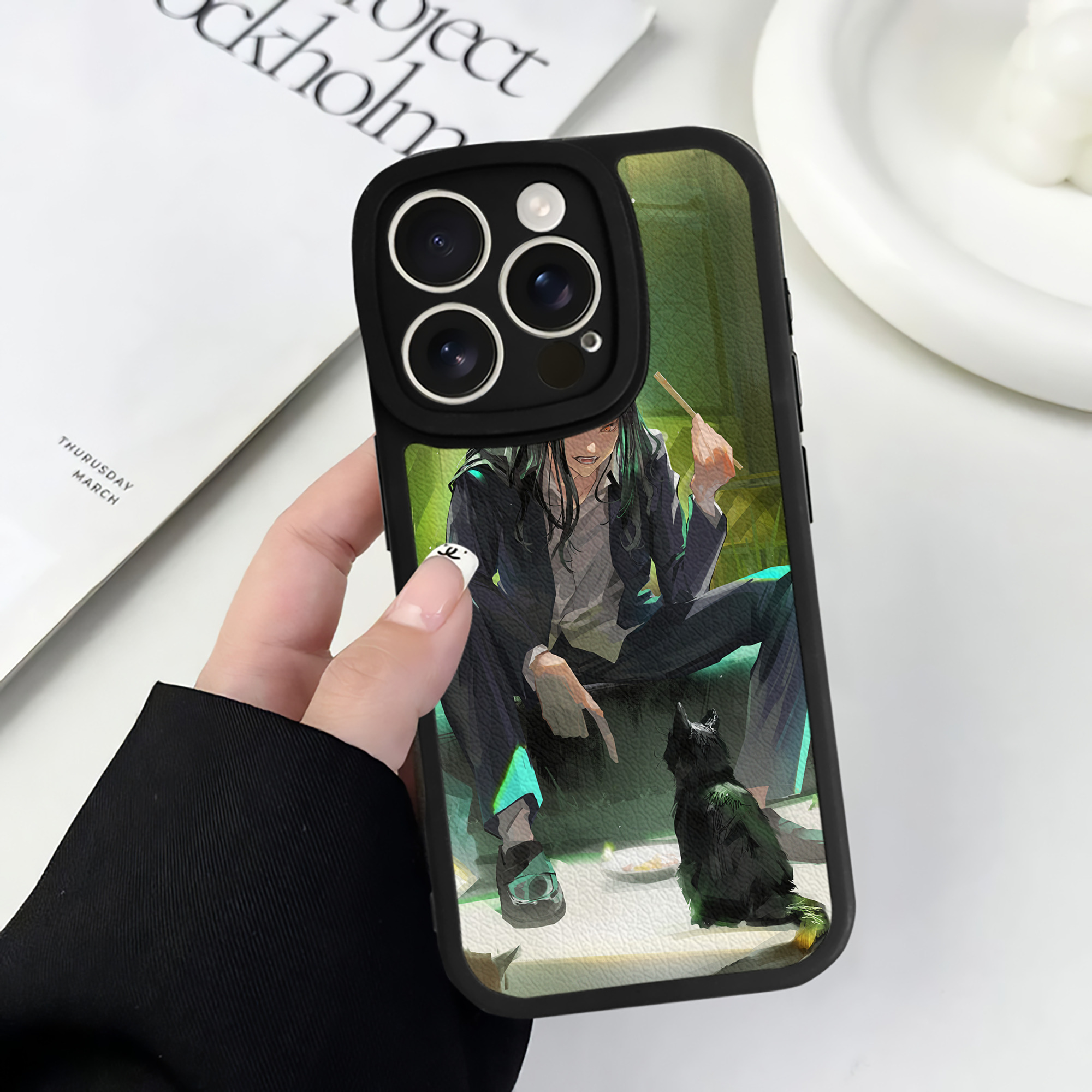 （画像用） 東京リベンジャーズ Tokyo Revengers 【iPhone 16シリーズ対応】シリコンスマホケース（レザー調） 材質：シリコン